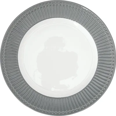 Produktbild von Greengate Alice Speiseteller stone grey 26,5 cm