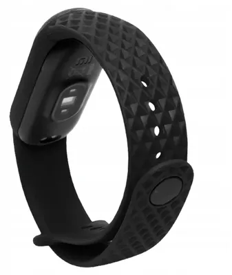 Zdjęcie produktu dla Opaska ChronSmarta do smartband'a Xiaomi Mi Band 5 / 6 / 7 (Czarny)
