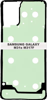Produktbild von Samsung Galaxy M31s M317F Akkudeckel Klebefolie Kleber Backcover Rahmen Adhesive Dichtung Batterie Streifen
