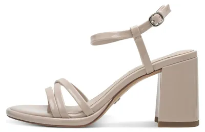 Produktbild von Tamaris Damen Sandalette mit Blockabsatz AntiSlide AntiShokk 1-28328-46, Größe:41 EU, Farbe:Beige