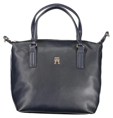 Produktbild von Elegante Damen Handtasche Blau mit Henkeln & Schulterriemen