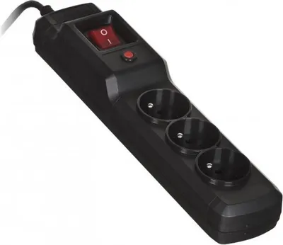 Produktbild von Activejet combo 3gn 1.5m czarna listwa gniazdowa z kablem