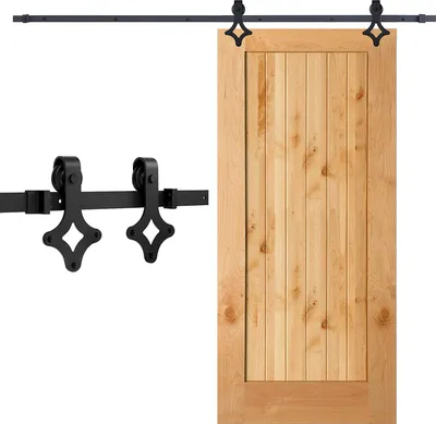 Produktbild von Yakimz Schiebetürsystem Bodenführungsrolle Laufschiene Schiebetürbeschlag—Diamond—200cm
