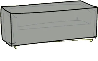 Produktbild von Strapazierfähige Schutzhülle für Sofa aus Polyester, Maße 205x80x60cm