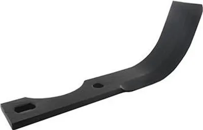 Image de Couteau droit pour fraises, adaptable, pour motobineuse Agria modèle 7700-m – Pasquali modèle Fresa-532. Longueur : 210 mm, alésage ø 10,5 mm, intégré.