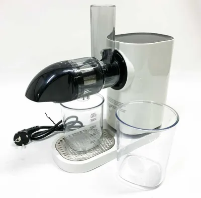 Produktbild von Aobosi Slow Juicer Entsafter Gemüse und Obst Profi Entsafter mit Ruhiger Motor & Umkehrfunktion & Saftkanne & Reinigungsbürste, Bpa-Frei(150 Watt/Weiß)