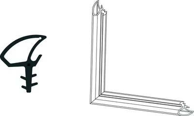 Produktbild von MACO HS Flügeldichtung 2,5 x 2,5 m, Getriebeseite/unten, schwarz (476545)