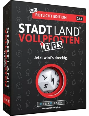 Zdjęcie produktu dla Denkriesen STADTLAND VOLLPFOSTEN Levels Rotlicht, Rozszerzenie do gry karcianej, Przyjęcie, 16 lat(a), 30 min