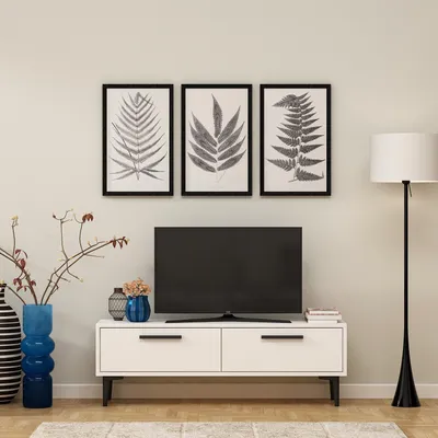 Produktbild von Skye Decor, Leni - White, TV-Schränke, Weiß, 120 x 45 x 29,6 cm
