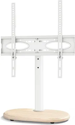 Immagine prodotto di Supporto TV standard - Supporto da tavolo per TV - Base per TV - Regolabile in altezza - Per schermi da 26-55 pollici - Bianco effetto legno