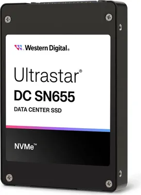 Zdjęcie produktu dla Western Digital Ultrastar DC SN655, 3,84 TB, U.3, 6800 MB/s