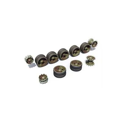 Produktbild von Modellbausatz,1:35 Laufrollen T-62 (10+4)