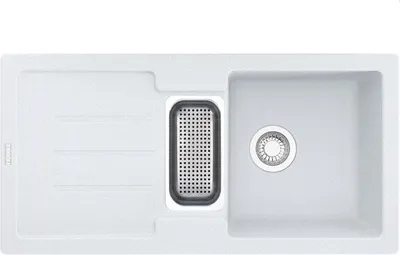 Produktbild von Franke Strata STG 651-86 Einbau-Spüle  Fragranit Glacier Siebkorb Stopfenventil