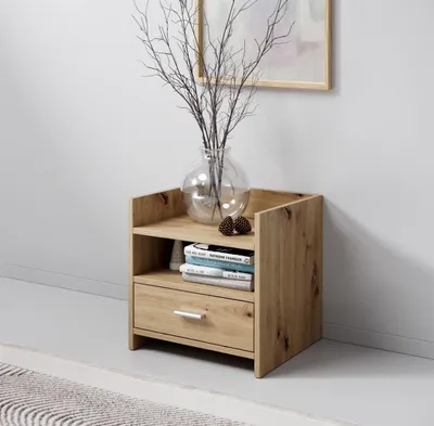Obrázek produktu pro Nachtkommode >Canaan< in Artisan Eiche - 38x45x35cm (BxHxT)