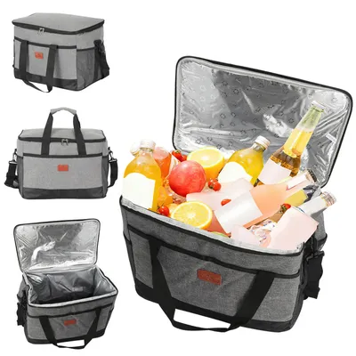 Image de Sac isotherme TolleTour léger et imperméable Sacs isothermes avec accumulateur de froid Sac pique-nique 15 litres, gris