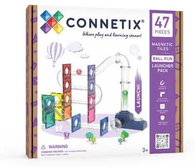 Produktbild von Connetix Tiles – Ball track with launcher (47 pcs)