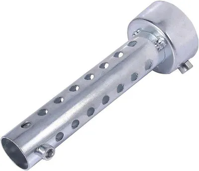 Immagine prodotto di Inserto per scarico in argento, 6 mm, lunghezza 135 mm, silenziatore