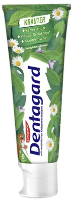 Zdjęcie produktu dla Dentagard ziołowa pasta do zębów o naturalnym ziołowym smaku 75ml
