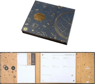 Produktbild von Erik Editores Astral Wochenplaner Mit Post-it-notizen Braun Braun One Size