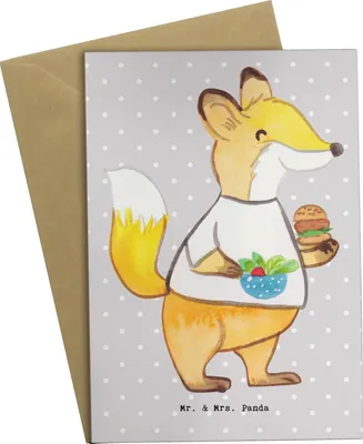 Produktbild von Mr. & Mrs. Panda babykarte Systemgastronom Herz - Grau Pastell - Geschenk, hochzeitskarten, weihnachtskarten, einladungskarten, Klappkarte, Grußkarte