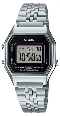 Image de Casio Montre Homme, Mixte LA680WEA-1EF Chronographe, Montre numeriqueBleu, Noir