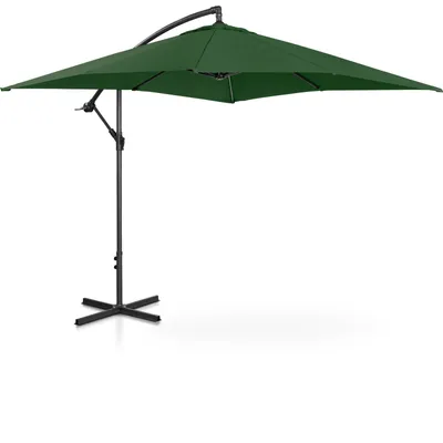 Produktbild von Expondo Uniprodo Ampelschirm - grün - rechteckig - 250 x 250 cm - neigbar