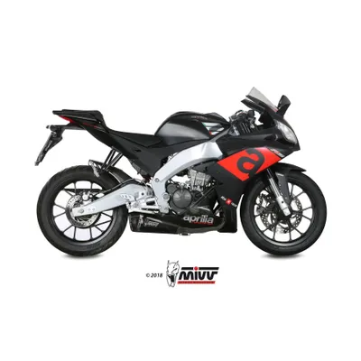 Produktbild von Mivv SPORT Schalldämpfer DELTA RACE SLIP-ON Steel Black für APRILIA RS 125 (4 stroke) BJ 2017 >