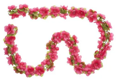 Obrázek produktu pro Blumenstrand Flower Garland 120 cm fuchsia