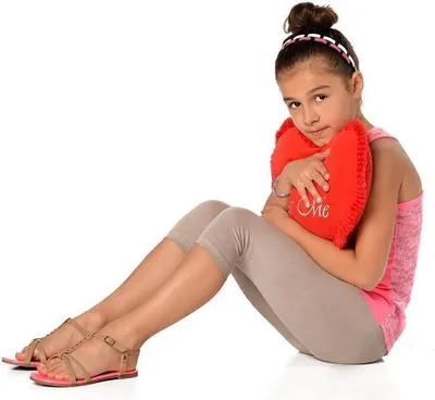Produktbild von Kinder 3/4 Leggings in 22 Farben Baumwolle; Beige 104