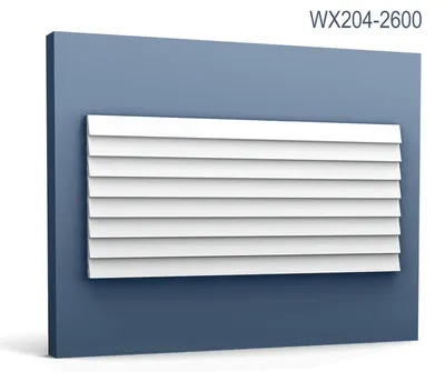 Produktbild von Orac Decor WX204-2600 MODERN RIPPLE 3D Wandpaneel Zierelement Stuckleiste 2,6 m