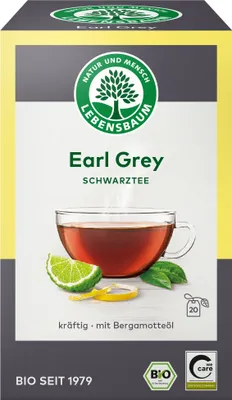 Obrázek produktu pro EARL GREY BLACK TEA(20 x 2 g) 40 g - LEBENSBAUM