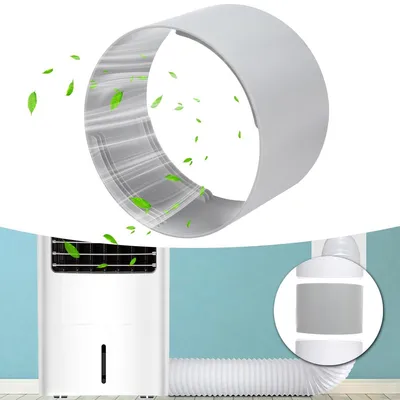 Produktbild von Abluftschlauch Adapter Klimaanlage Ø150mm, Abluftschlauch Verbinder zur Verlängerung, Anschlussstück für mobile Klimageräte, einfache Montage