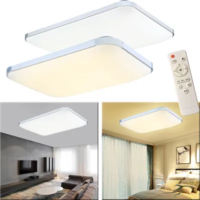 Zdjęcie produktu dla NAIZY 72W panel LED ściemnialny nowoczesna lampa sufitowa - lampa sufitowa z pilotem - sypialnia salon kuchnia lampy sufitowe 72W ściemnialne klasa energetyczna A++