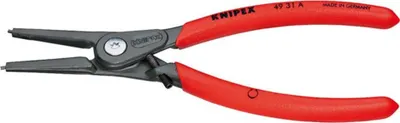 Obrázek produktu pro Knipex 49 31 A1, Kleště na pojistné kroužky, Ocel, Plast, Červená, 140 mm, 100 g