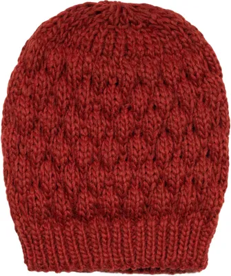 Produktbild von styleBREAKER Damen Strick Beanie Mütze mit Bubblemuster, Einfarbige Winter, Rasp