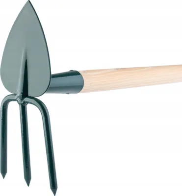 Immagine prodotto di KADAX zappa, zappa da giardino, zappa doppia per giardino, per arieggiare, dissodare e diserbare il terreno