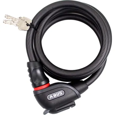 Produktbild von ABUS Spiral Cable Lock Phantom 8950 180 Schwarz - 180 cm