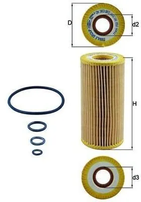 Immagine prodotto di Filtro KNECHT OX 383D