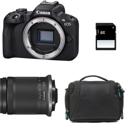 Immagine prodotto di CANON EOS R50 + RF-S 18-150mm F3.5-6.3 IS STM + borsa + scheda SD da 8 GB