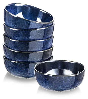 Productafbeelding van Set van 6 Keramische Soep- en Saladeschalen 26oz
