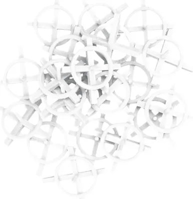 Produktbild von NEO TOOLS Abstandskreuze mit Kreis, Kunststoff, universelles, wiederverwendbares, gleichmäßige Abstände zwischen den Fliesen, 100 Stück, 4mm