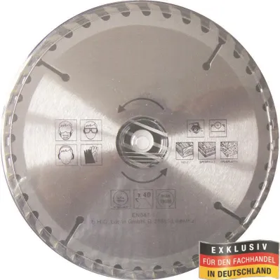 Produktbild von Kreissägeblatt 160 mm, 40 Zähne, für Holzarbeiten