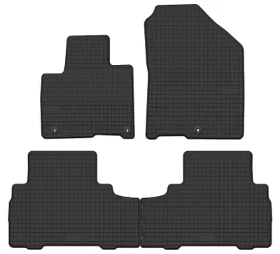 Zdjęcie produktu dla Dywaniki gumowe do Kia Sorento III 2014-2020 (SUV) – 4 szt., czarne, dopasowane – Wielganizator SolidTread