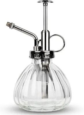 Produktbild von Dimono Vintage Pflanzen Sprühflasche aus Glas Rot 200ml – Dekorativer Wassersprüher & Blumensprüher für Zimmerpflanzen, Retro Zerstäuber