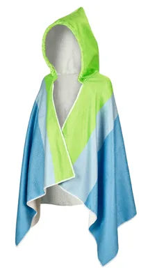 Produktbild von Beco Sealife Kapuzenbadetuch, blau - blau