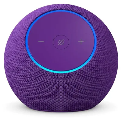 Produktbild von Amazon Echo Dot Max, Amazon Alexa, Sphärisch, Violett, Kabellos, 802.11a, 802.11b, 802.11g, Wi-Fi 4 (802.11n), Wi-Fi 5 (802.11ac), Wi-Fi 6 (802.11ax), Wi-Fi 6E..., Akku