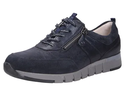 Produktbild von Waldläufer Damen Schnürschuhe, blau(deepbluenottenotte (763)), Gr. 4