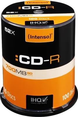 Image de 100 Intenso CD-R 700 MB
