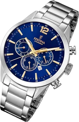 Produktbild von Festina Herren Uhr Chronograph F20343/2 Edelstahl Armbanduhr silber UF20343/2