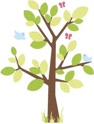 Image de RoomMates Kid'S Tree : stickers muraux « Arbre pour enfants », 47 stickers pour la chambre d'enfant